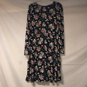 Boden Lenzing ecovera long sleeve floral dress